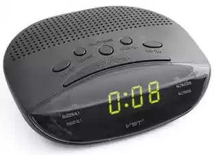 Фото товара Часы сетевые VST-908-2 салатовые, радио FM, 220V