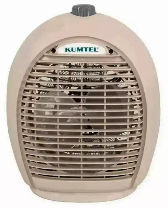 Тепловентилятор Kumtel HF-6331 з перемикачем потужності 1000 та 2000 Вт, напруга 220 В - зображення 1