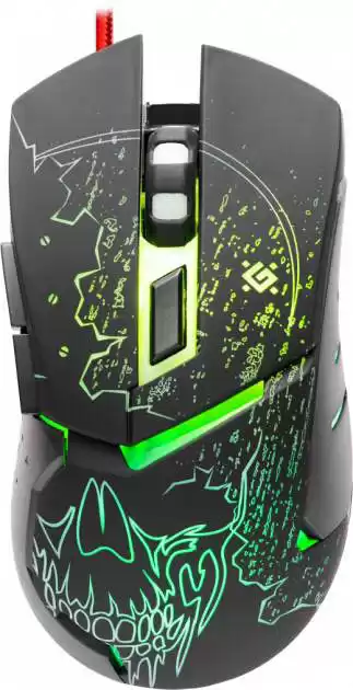 Мишка геймерська USB Defender GM-703L Alfa з підсвіткою 7 кнопок 3200dpi - зображення 1