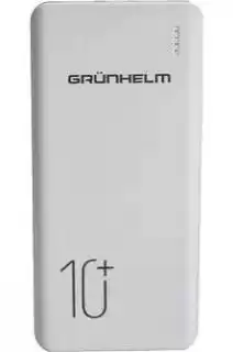 Фото товара Power Bank GRUNHELM, GP-03AW, 10000mAh портативная батарея, белая
