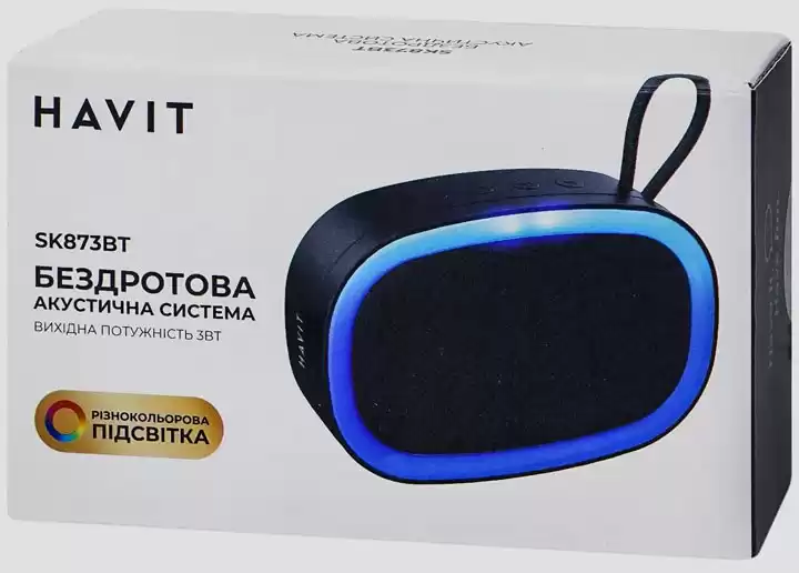 Колонка Havit HV-SK873BT Bluetooth 3W чорна - зображення 1