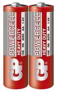 Фото товара Батарейка AA R6 GP Peak Power PP15PPE-S2, 1,5 V, солевая, аналоги: LR6, R6, 316, А316, Mignon, Stilo, пальчиковая