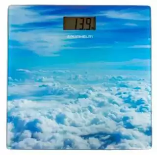 Фото товара Весы напольные GRUNHELM BES-SKY, стеклянные, с изображением неба, 0-180 кг