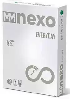 Фото товара Бумага А4 белая NEXO EVERYDAY 500 л, 80 г/м², класс С+. Качественная ксероксная бумага для принтеров и офиса, производство - Словакия
