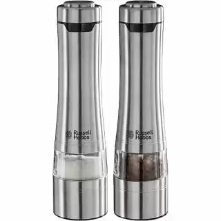 Фото товара Измельчитель специй (к-т 2 шт.) Russell Hobbs Salt & Pepper Grinder 23460-56 питание от батареек АА 4 шт.