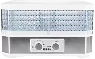 Фото товара Сушилка для продуктов Eisen EFD-055W квадратная, белая, мощность 500 Вт, 5 лотков, высота лотков 2 см