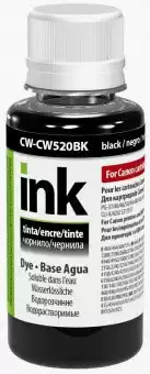 Чорнило ColorWay CW-CW520BK01 Black, 100 г, для принтерів Canon, універсальне - зображення 1