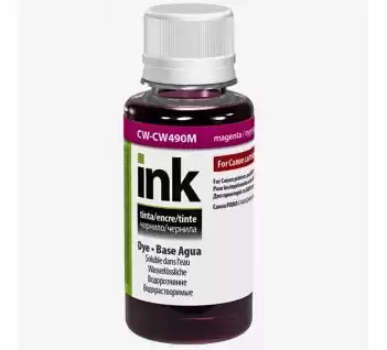 Чорнило ColorWay CW-CW490 Magenta 100 г GI-490 PIXMA G1400/G2400/G3400 - зображення 1