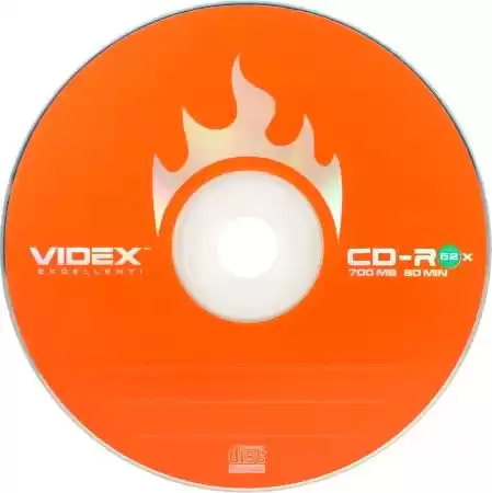 Диск CD-R Videx 4,7Gb 52x Bulk 50 шт. - зображення 1