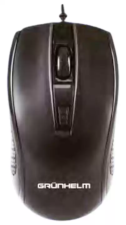 Миша бездротова Grunhelm M-R556WL, USB, чорна, для компʼютера та ноутбука - зображення 1