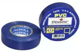 Фото товара Электроизоляционная лента ПВХ 10 м синяя Stenson MH-0021
