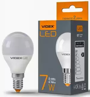 Фото товару Лампочка LED E14 7 Вт 4100K, Videx 220V