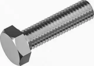 Фото товара Болт 5*20 мм DIN 933 оцинкованный