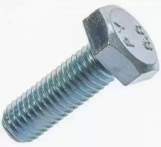 Фото товара Болт 6*16 мм DIN 933 оцинкованный