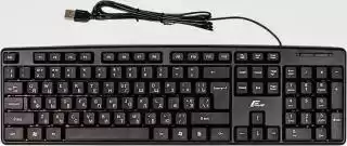 Фото товара Клавиатура проводная Frime FKBS-002 черная, для компьютеров, ноутбуков и телевизоров. USB подключение