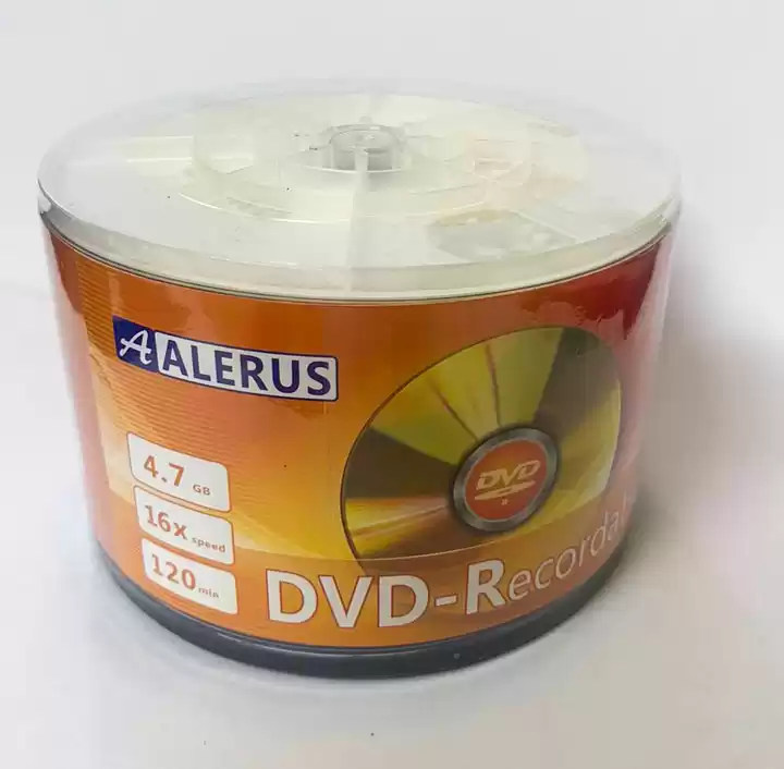 Диск DVD-R Alerus 4,7 GB 16x Bulk 50 шт. - зображення 1