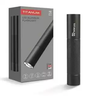 Фото товару Ліхтарик ручний Titanum TLF-T14B 300 Lm, 5000K металевий, акумулятор 1200 mAh