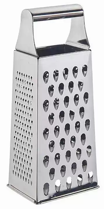 Тертка METAL чотиристороння  з округлою ручкою GUSTO GT-GR-1003 20 см - зображення 1
