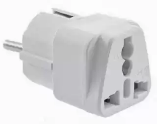 Фото товара Переходник из разных видов вилок на евро электро вилку