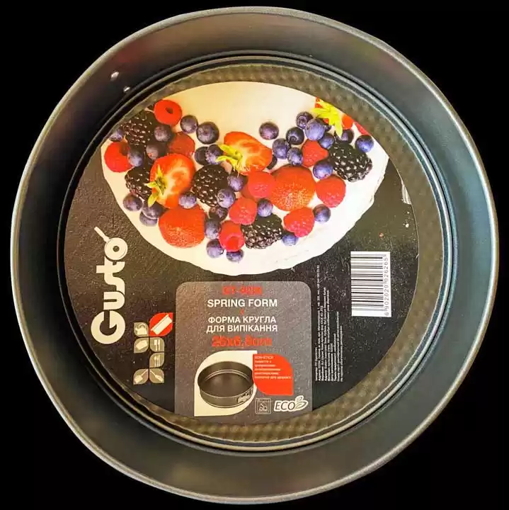 Форма для выпечки кругла разъемная GUSTO GT-3226 26*6,8 см - изображение 1