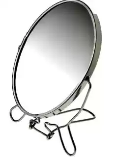Фото товара Зеркало косметическое Mirror Two-Side (19 см) на подставке, для Роскошного Макияжа, увеличивающее и обычное