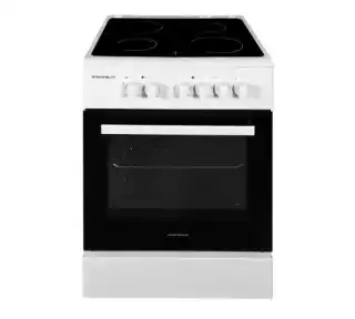 Фото товара Плита електрична EFC6613W 60см. біла, скло-кераміка (GRUNHELM)