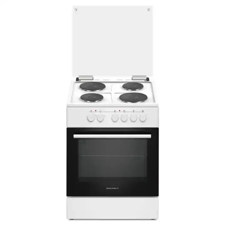 Плита електрична Grunhelm G4FM6611WG 60 см. біла - зображення 1