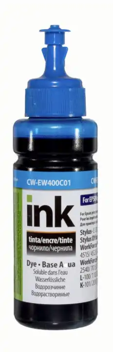 Чорнило CW-EW400C Cyan ColorWay 100 г для принтерів Epson - зображення 1