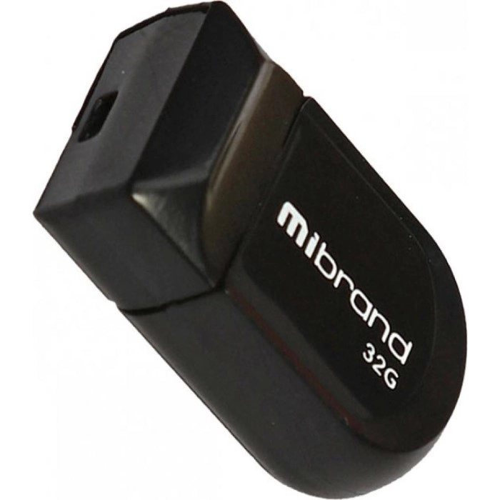 Флешка 32 Гб Mibrand Scorpio чорна, USB накопичувач - зображення 1
