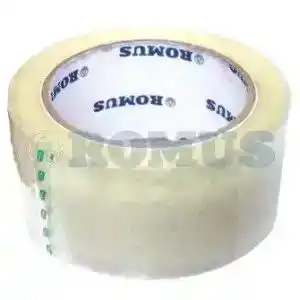 Фото товара Клейкая лента прозрачная 48 мм, 500 м, 45 мкм Romus (скотч упаковочный)