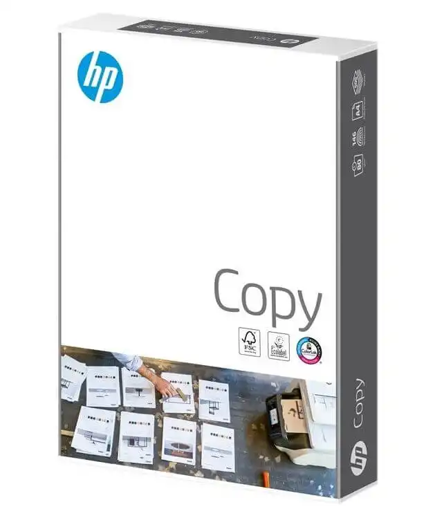 Папір А4 білий HP Copy 500 арк., 80 г/м, клас С+. Якісний ксероксний папір для принтерів та офісу, виробництво - Словакія - зображення 1