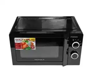 Фото товара Микроволновая печь Grunhelm 20MX711-B черная, 20 л, 700 Вт, механическая