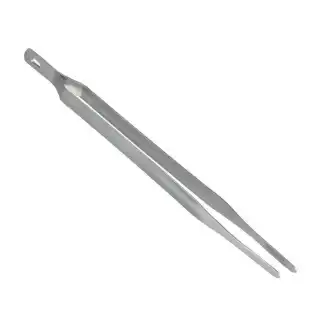 Фото товара Пинцет 25 см согнутый с закруглением из нержавеющей стали