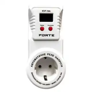 Фото товара Реле напряжения Forte KVR-16A, 16А