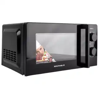 Фото товара Микроволновая печь Grunhelm 20MX708-B черная, 20 л, 700 Вт, механическая