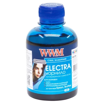 Чорнило WWM E40 Cyan, 200 г, для принтерів Epson - зображення 1