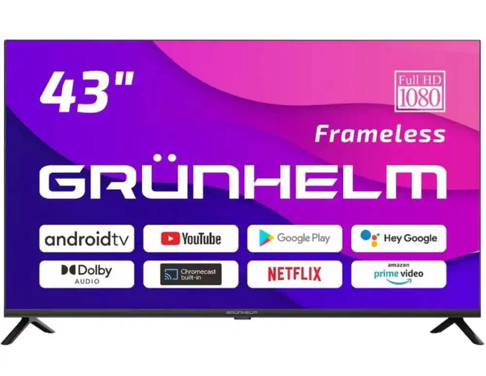 Телевізор Grunhelm 43FI500-GA11V, 43" FHD, SMART TV, Android, Wi-Fi, HDR - зображення 1