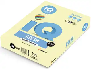 Фото товара Бумага цветная А4, 160 г/м2, 250 л. IQ YE23 желтый