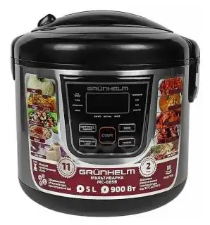 Фото товара Мультиварка Grunhelm MC-08SB, 5л, черная, 900W