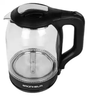 Фото товара Чайник электрический Grunhelm EKP-1843B, скляний, 1.8л, 1500 Вт