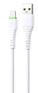 Фото товара Кабель Grunhelm GMC-01LW Lightning 2.1A/1m white