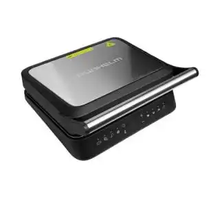 Фото товара Гриль-барбекю электрический Grunhelm G2201 мощность 2,2 кВт (антипригарное покрытие, рифленая поверхность, панели нагреваются до 210 градусов)