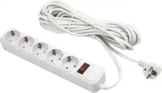 Фото товара Сетевой удлинитель Gembird SPG5-G-10MG 10 м 5 роз.