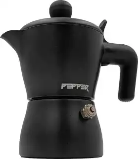 Фото товара Гейзерна кавоварка Чорна Перлина 1, PEPPER.