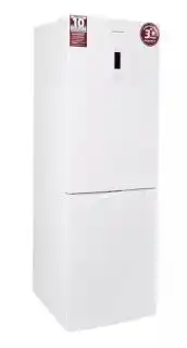 Фото товара Холодильник Grunhelm BRH-N185D60W, 185 см, белый, No Frost, холодильная камера 240 л, морозильная камера (внизу) 98 л, 185×60×65 см