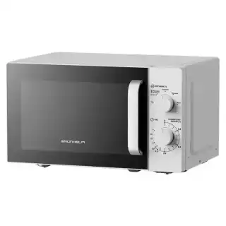 Фото товара Микроволновая печь GRUNHELM 20MX750-W, белая, 700 W, 20 л, механическая
