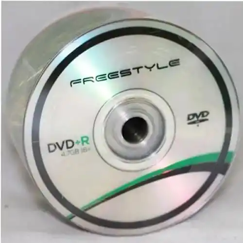 Диск DVD+R Freestyle 4,7Gb 16x Bulk 50 шт. DVD+R чистий диск для запису музики, відео, фотографій, програм та документів - зображення 1
