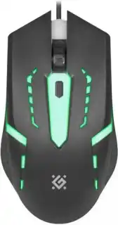 Фото товара Мышь игровая Defender GM-600L USB, 4 кнопки, 1200dpi, с подсветкой