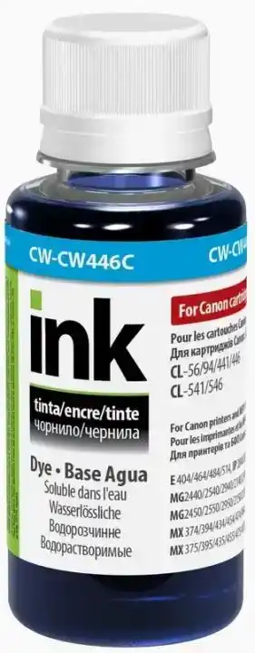 Чорнило ColorWay CW-CW446C Cyan 100 г, для принтерів Canon, універсальне - зображення 1