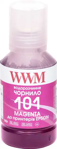 Чорнило WWM E101M 140 г Magenta для Epson L4150, L4160, L4170, L4190 - зображення 1